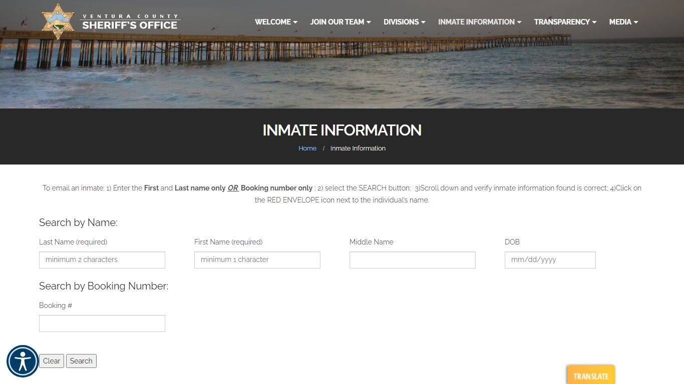 Inmate Information - Ventura County Sheriff's Office